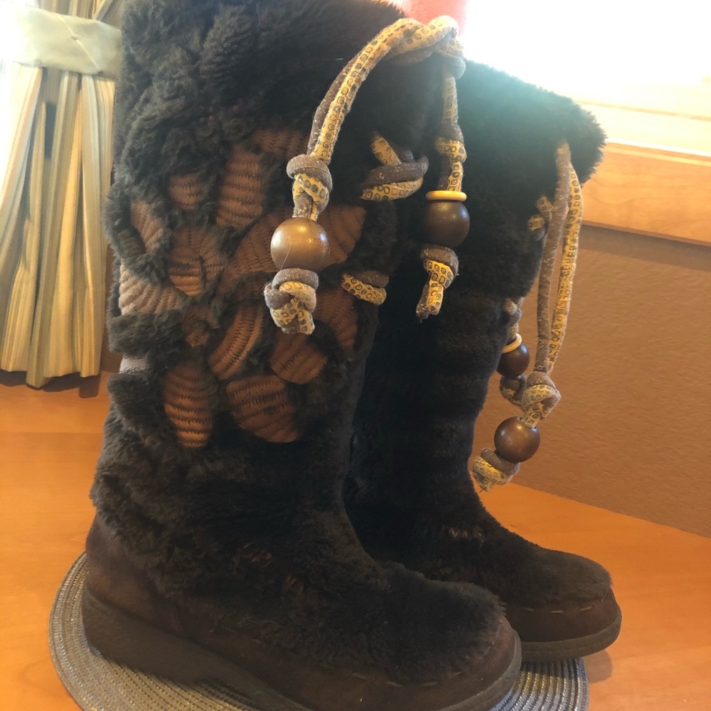 Sam Edelman Lucien faux fur boot size 9